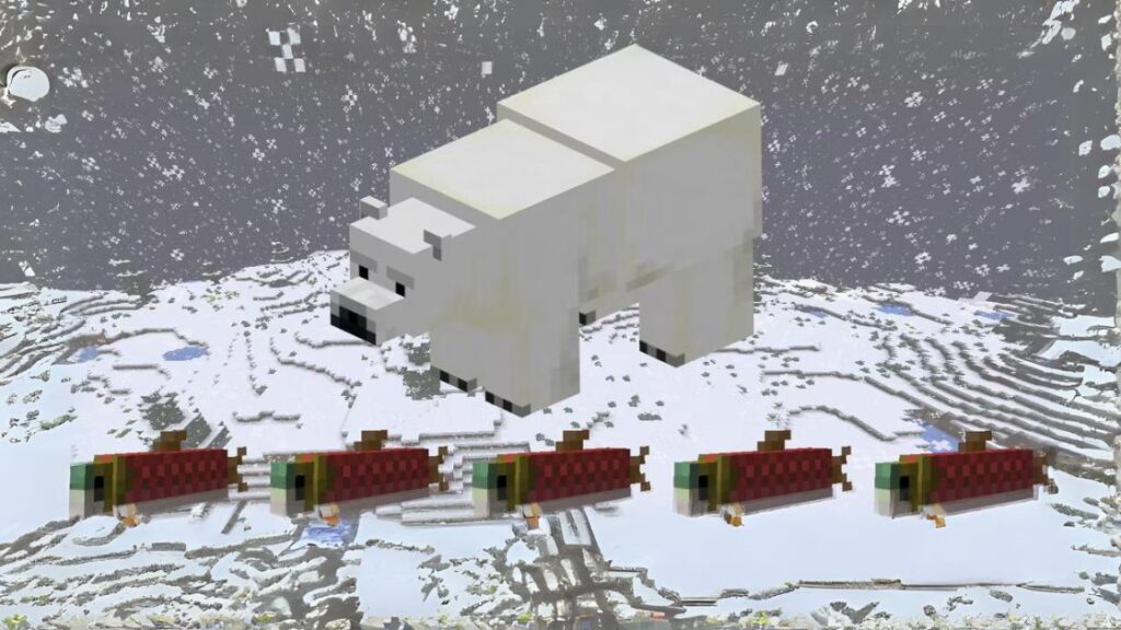 Taming Polar Bears in Minecraft