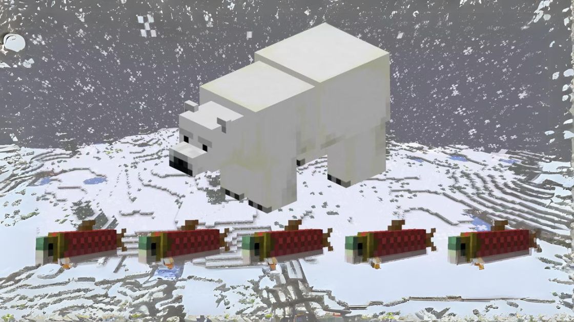 Taming Polar Bears in Minecraft