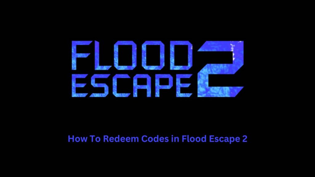 How To Redeem Codes in Flood Escape 2